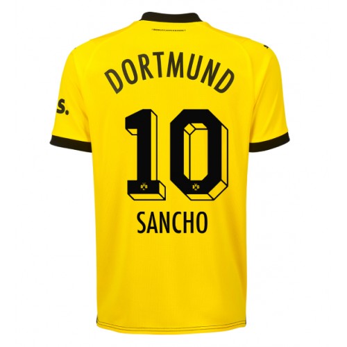 Dres Borussia Dortmund Jadon Sancho #10 Domaci 2023-24 Kratak Rukav